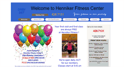 Desktop Screenshot of hennikerfitnesscenter.com